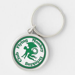Flying Monkey Drinking Club Keychain