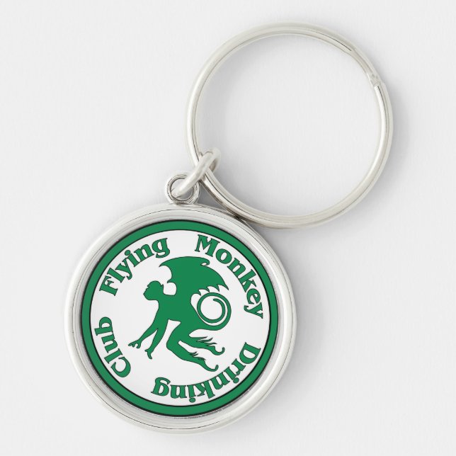 Flying Monkey Drinking Club Keychain (Front)