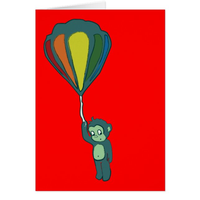 flying monkey : hot air balloon (Front)
