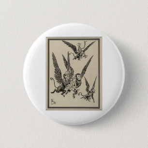 Flying Monkeys 2 Inch Round Button