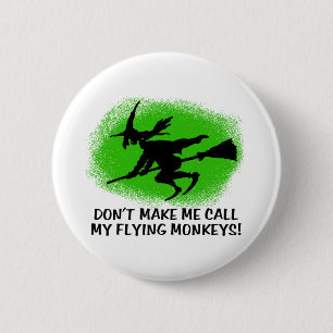 Flying Monkeys 2 Inch Round Button