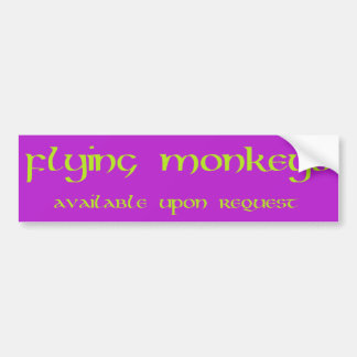 Flying Monkeys Bumper Sticker