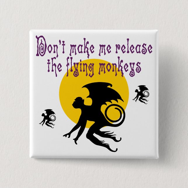 Flying Monkeys Button (Front)