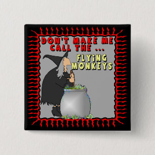 Flying Monkeys Buttons