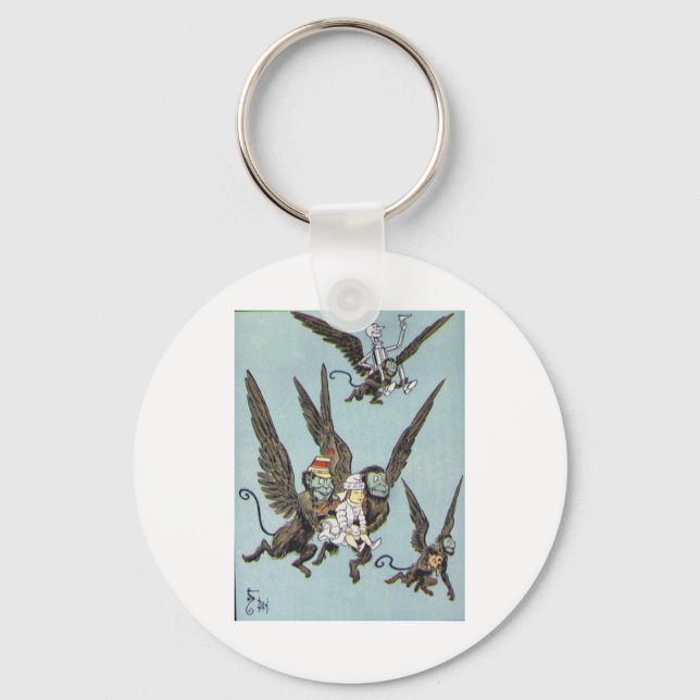 Flying Monkeys Colour Keychain (Front)