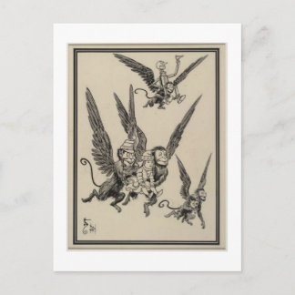 Flying Monkeys Postcard