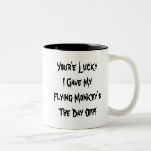 Flying Monkeys Two-Tone Coffee Mug