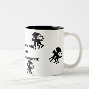 Flying Monkeys Two-Tone Coffee Mug