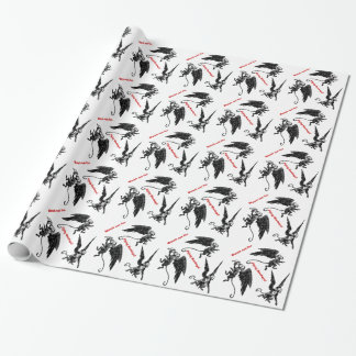 Flying Monkeys! Wizard of Oz Classic book Wrapping Paper