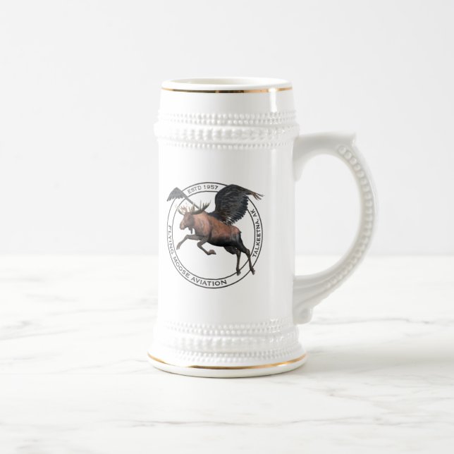 Flying Moose Aviation Beer Stein (Right)