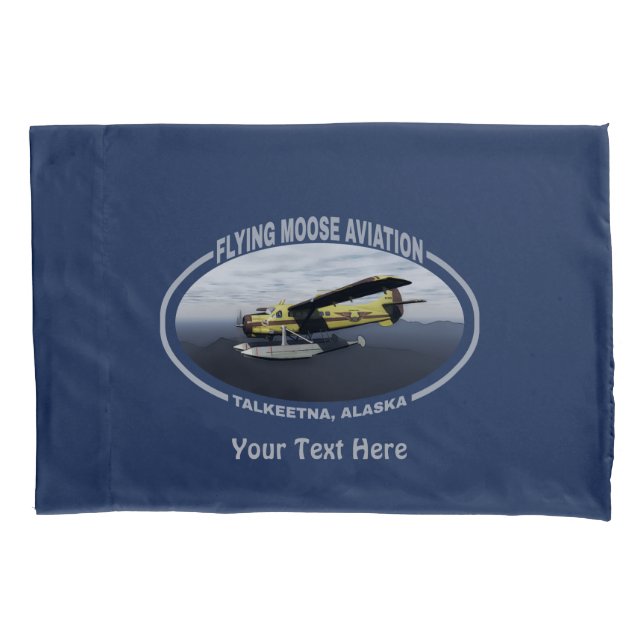 Flying Moose Aviation de Havilland DH3-C Otter Pillowcase (Front)