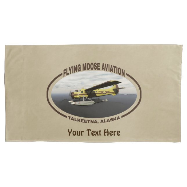 Flying Moose Aviation de Havilland DH3-C Otter Pillowcase (Front)