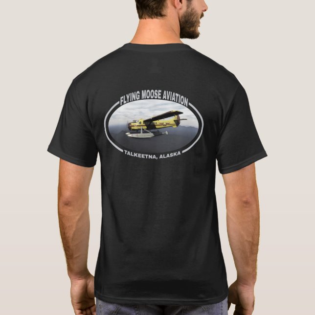 Flying Moose Aviation de Havilland DH3-C Otter T-Shirt (Back)