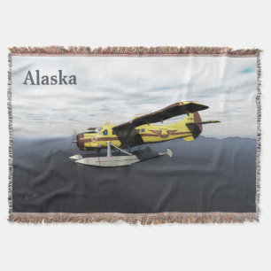 Flying Moose Aviation de Havilland DH3-C Otter Throw Blanket