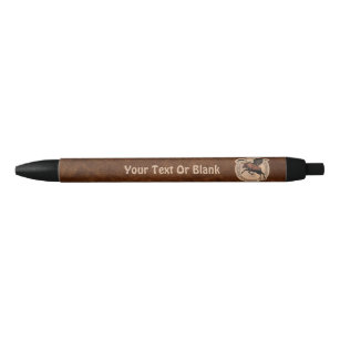 Flying Moose Aviation Patch Black Ink Pen