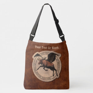 Flying Moose Aviation Patch Crossbody Bag