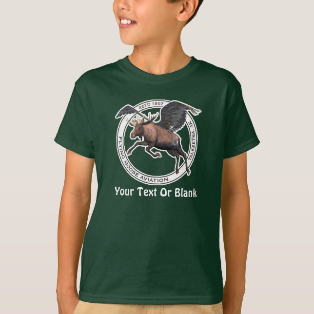 Flying Moose Aviation T-Shirt (Front)