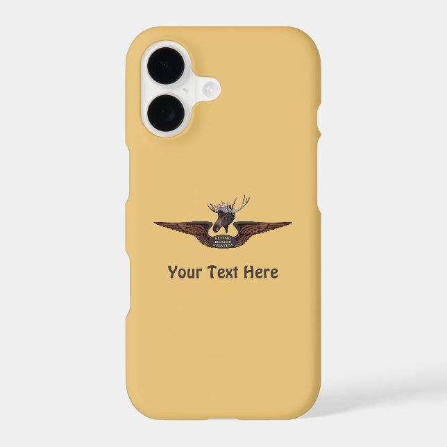 Flying Moose Bush Pilot Wings (Back)