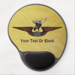 Flying Moose Bush Pilot Wings Gel Mouse Pad