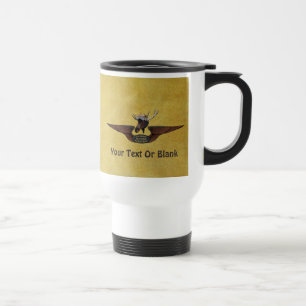 Flying Moose Bush Pilot Wings Travel Mug