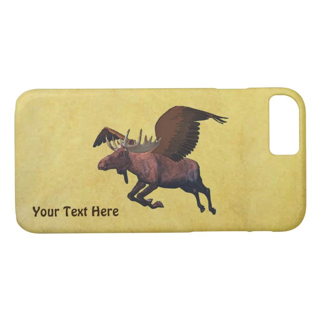 Flying Moose Case-Mate iPhone Case (Back (Horizontal))