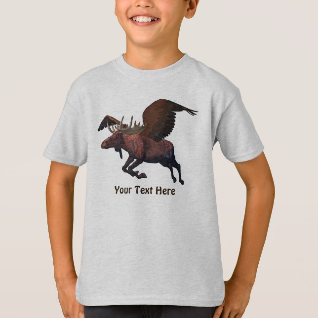 Flying Moose T-Shirt (Front)