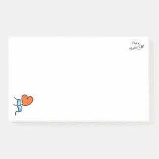 flying muackS!!! - Blue Post-it Notes