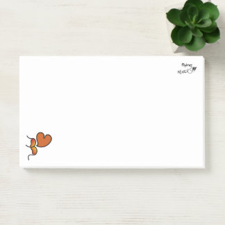 flying muackS!!! - Orange Post-it Notes