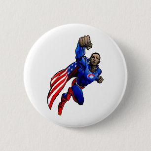 Flying Obama 2 Inch Round Button