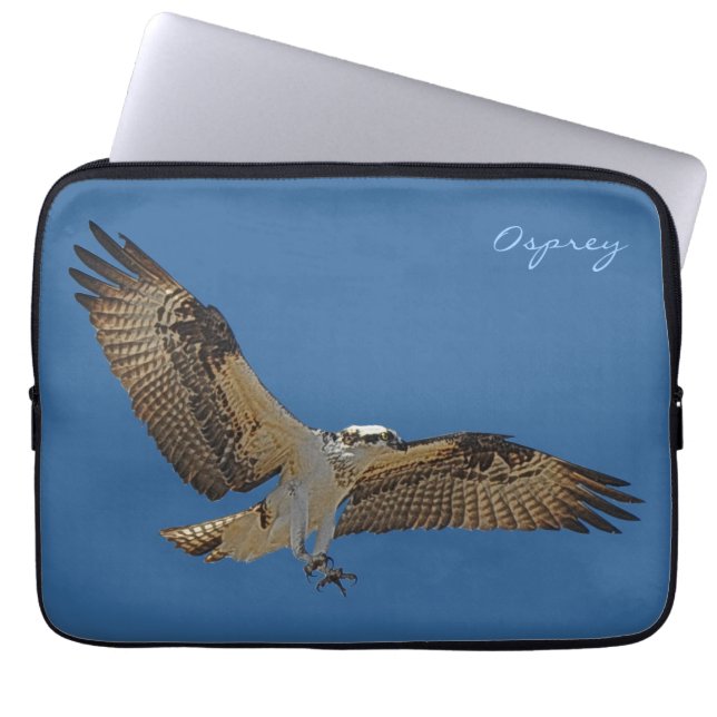 Flying Osprey & Blue Sky Raptor Wildlife Sleeve (Front)