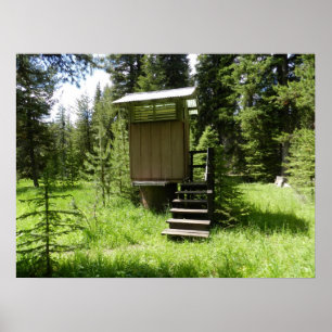 Flying Outhouse Poster