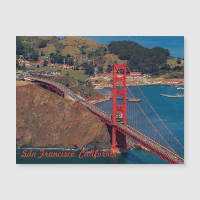 Flying Over San Francisco Golden Gate Bridge (Front)