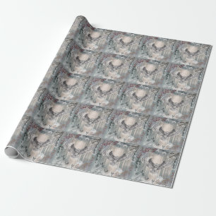 Flying Owl Wrapping Paper
