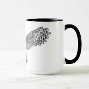 Flying Owl Zendoodle Mug