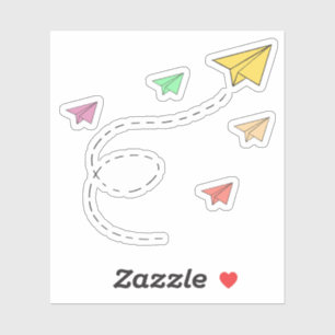 Flying paper planes