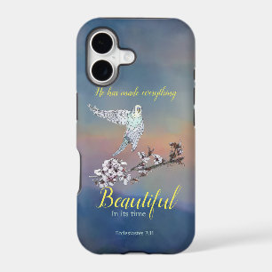 Flying Parakeet and Encouraging Verse