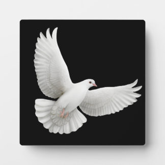 Flying Peace Dove Customizable Plaque