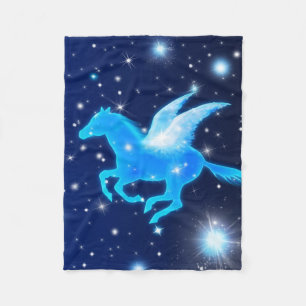 Flying Pegasus Fleece Blanket