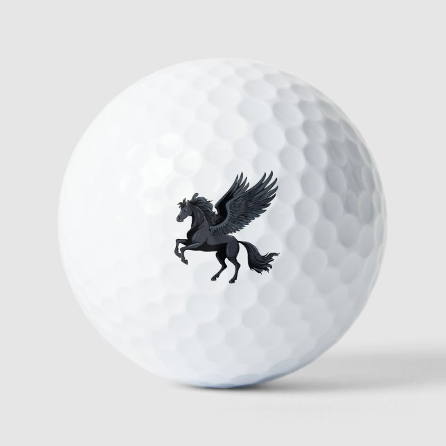 Flying pegasus golf balls (Front)