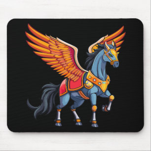 Flying pegasus mouse pad