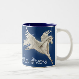 Flying Pegasus Two-Tone Coffee Mug