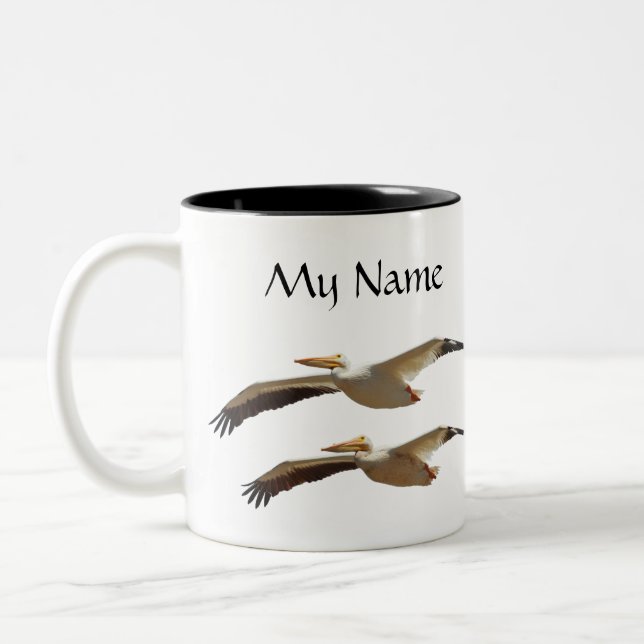 Flying Pelican 3 Mug (Left)