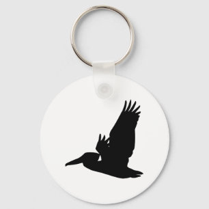 Flying Pelican Keychain
