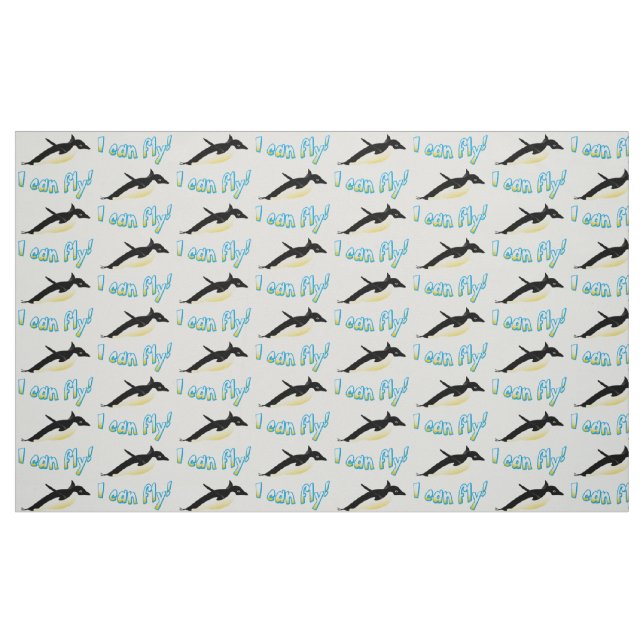 Flying penguin fabric (Fat Quarter)