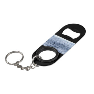 Flying penguin keychain bottle opener