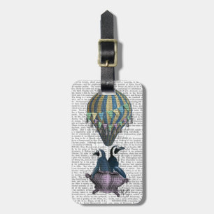 Flying Penguins Luggage Tag