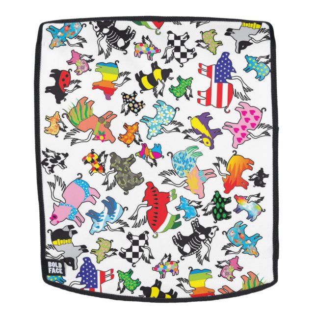 flying pig backpack (Removable Face)