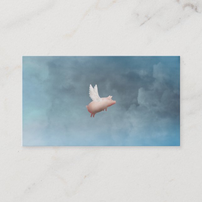 flying pig business cards (Front)