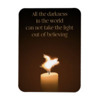 Flying Pig Candle Flame Magnet