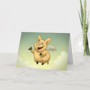 Flying Pig Card